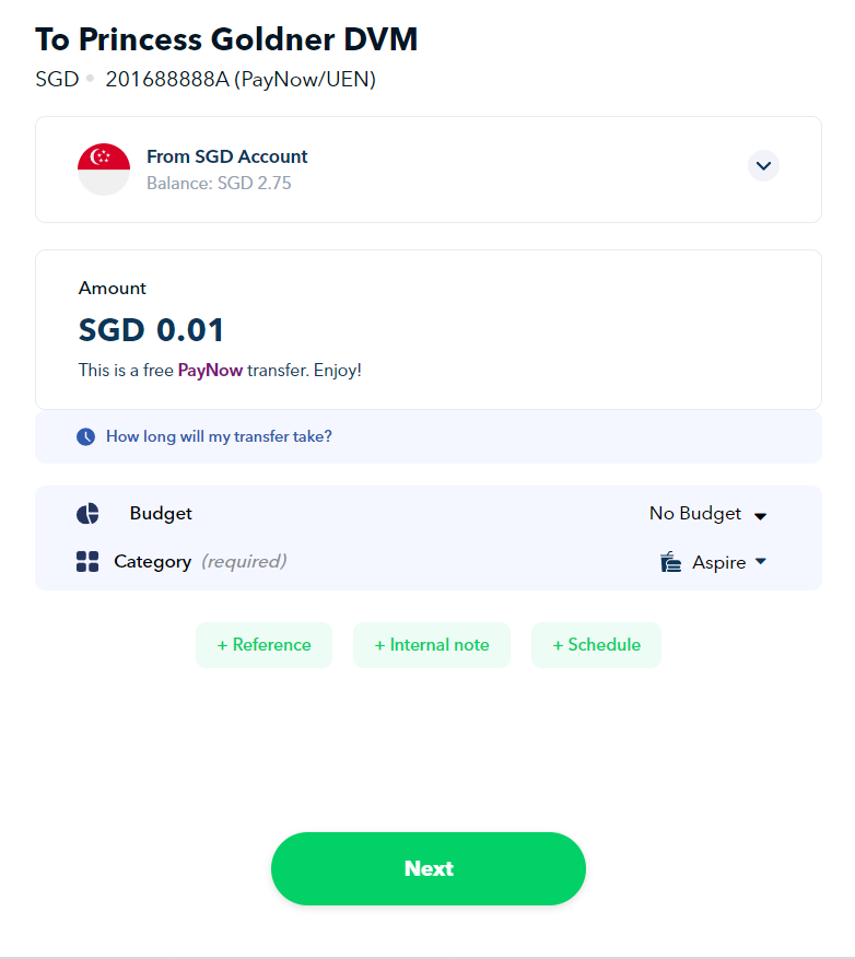 How to send money via PayNow?